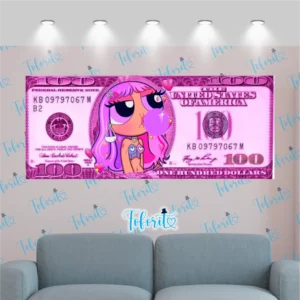 Bastidor Dolar Rosa Burbuja