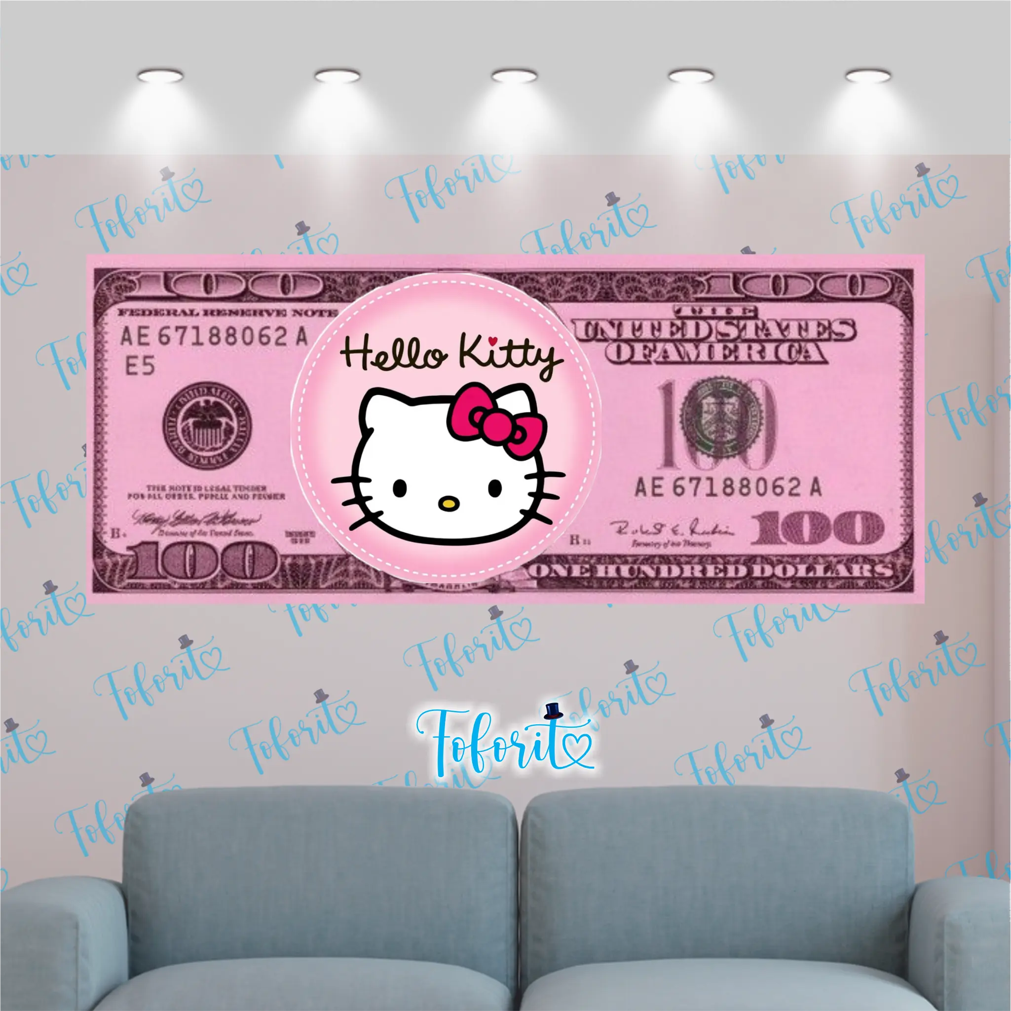 Bastidor Dolar Rosa Hello Kitty