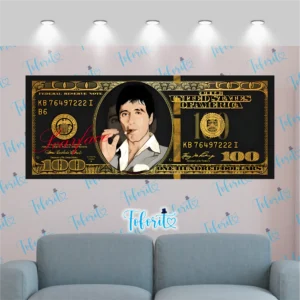 Bastidor 100 USD Black Scarface